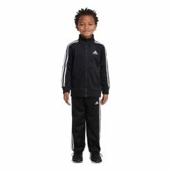 Flash Sale ๐ Adidas Boys' Tricot Jacket Black/White ๐