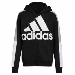 Best reviews of ๐ Adidas Boys' Colorblock Hoodie Black/Gray/White โ