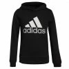 Flash Sale ✨ Adidas Boys' Essential Hooded Pullover Black/White 👏 -Wilson Sales Store 4750 15567 7477 016 big 02