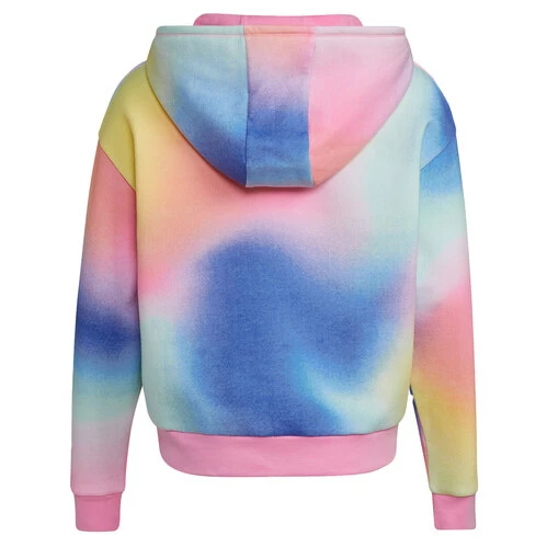 Promo 🎉 Adidas 👧 Girls' All Over Print Fleece Hooded Logo Pullover Multi-Color 🔥 4 Promo 🎉 Adidas 👧 Girls' All Over Print Fleece Hooded Logo Pullover Multi-Color 🔥 - Image 2