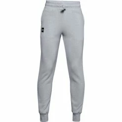 Promo 🌟 Under Armour Boys' Rival Fleece Joggers Gray/Black ⭐