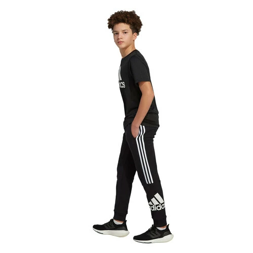 Outlet ๐ Adidas Boys' 3-Stripe Joggers Black/White โจ 6 Outlet ๐ Adidas Boys' 3-Stripe Joggers Black/White โจ - Image 4