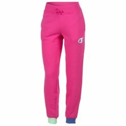 New ✔️ Champion 👧 Girls' Multi Stripe Pattern C Fleece Joggers Pink Combo 😀