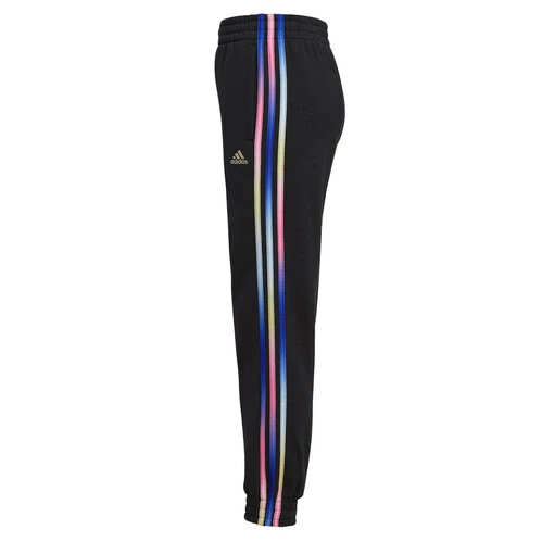 Buy 🔥 Adidas 👧 Girls' All Over Print Stripe Fleece Joggers Black Multi ⭐ 4 Buy 🔥 Adidas 👧 Girls' All Over Print Stripe Fleece Joggers Black Multi ⭐ - Image 2