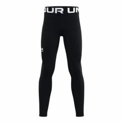Cheapest โ Under Armour Boys' ColdGear Leggings Black ๐